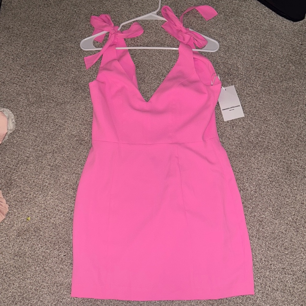 COPY - Amanda Uprichard Allora dress in Pink
